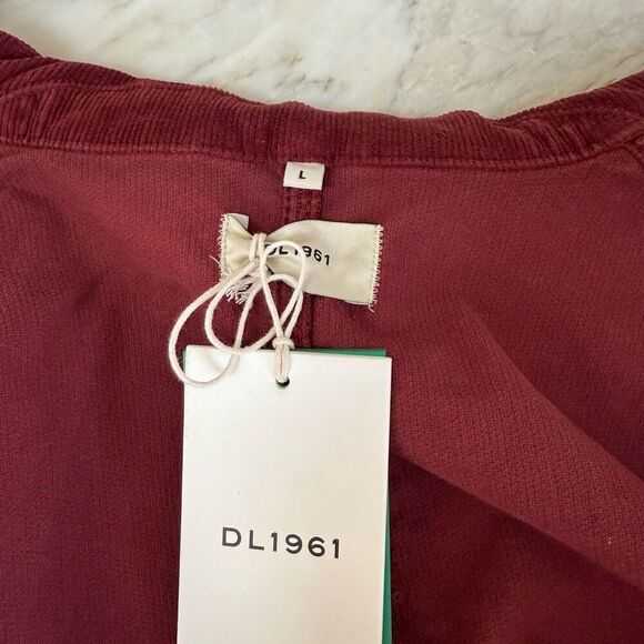 DL1961 KIDS Girl's Manning corduroy Jacket In Paprika cotton stretch size L NWT - Picture 6 of 10